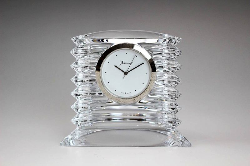 ガラス工芸 バカラ 置き時計