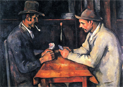 ポール・セザンヌ「カード遊びをする人々」