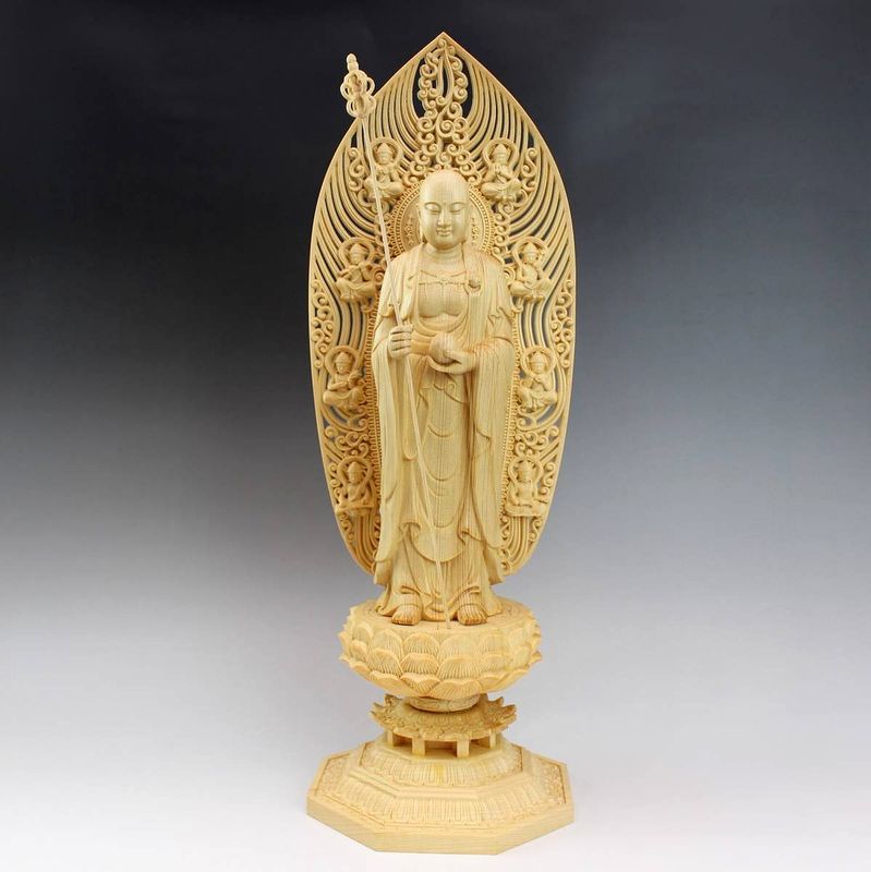 仏像 木彫 地蔵菩薩立像 買取価格：18,000円