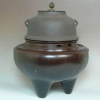 茶道具 唐銅朝鮮風炉釜