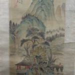 中国掛軸 清時代の文人画家 王暈（模写）