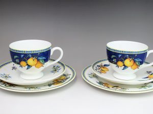 ウェッジウッドのシトロンC&Sトリオセット