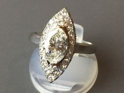 宝石 1.348カラットのダイヤモンド指輪