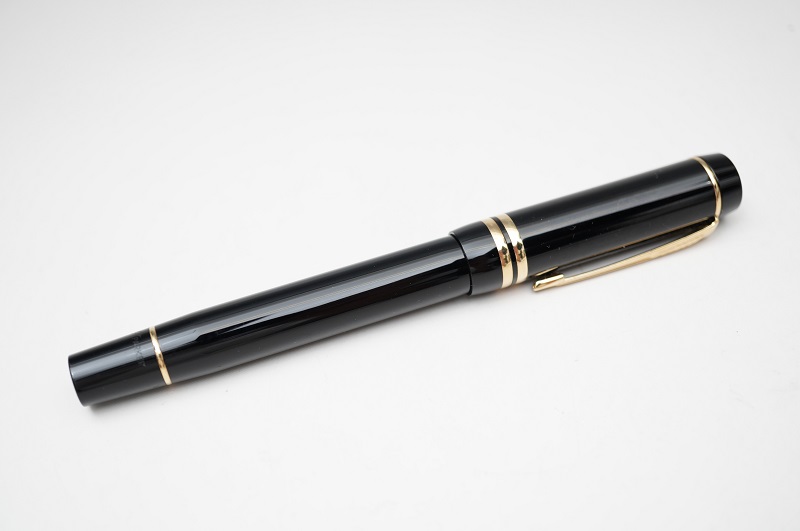 DUOFOLD PARKER デュオフォルド パーカー 万年筆 約135mm 黒×金 ペン先 18K 750