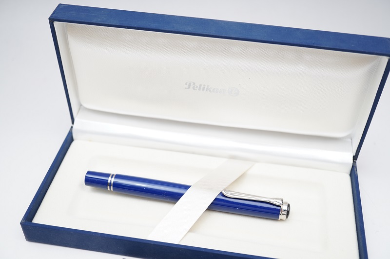 ペリカン万年筆 スーベレン 405 ブルー ペン先 14C-585 EF 買取価格 12,000円
