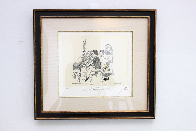 フジコ・ヘミング「れんだん」直筆サイン入銅版画 限定120部 買取価格 20,000円