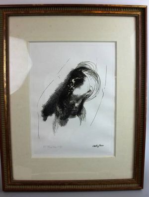 エミリオ・グレコ 銅版画『受胎告知』 買取価格 6,000円