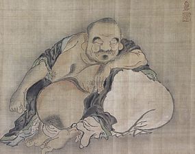 水墨画の掛軸