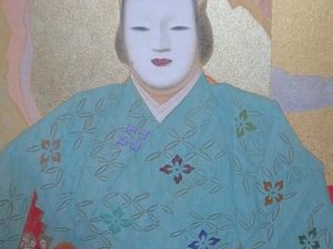 能画家 松野泰風作の日本画