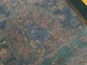 タンカ 大威徳明王図 掛軸