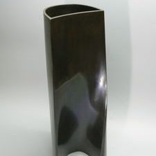 金森弘作 鋳銅花器オブジェ 『流象』