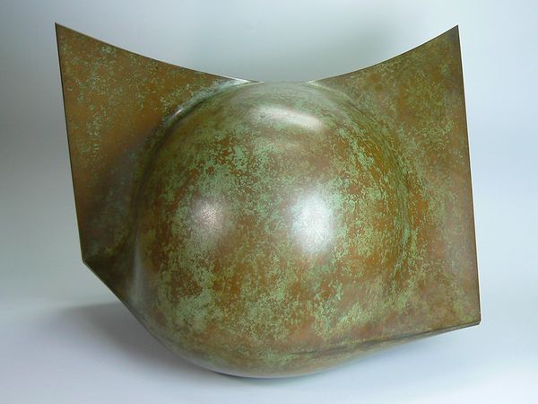 銅器 現代工芸家 水牧憲治作 鋳銅オブジェ 『誅』 買取価格：110,000円