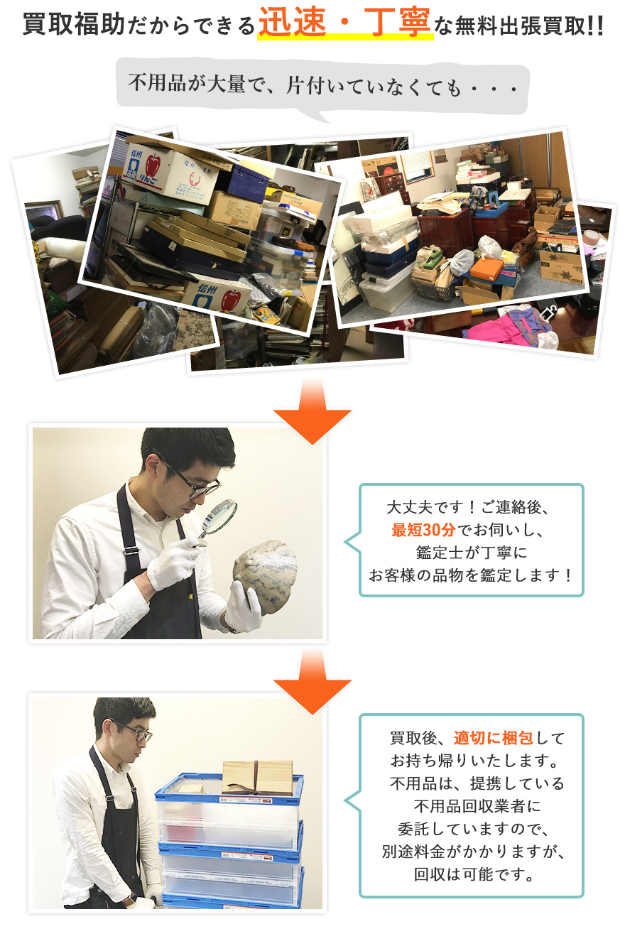 無料出張買取いたします。