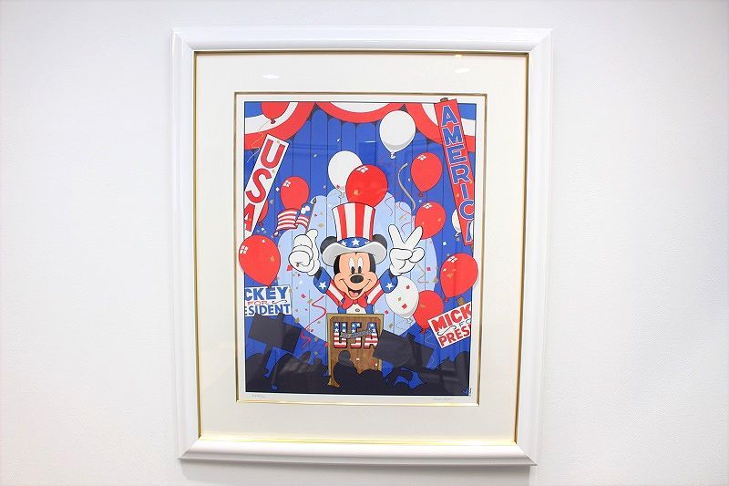 SOWA＆REISER社 ディズニーシルクスクリーン ミッキーマウス 買取価格:15,000円