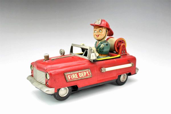 ブリキのおもちゃ 野村トーイ 消防車 買取価格 5,000円