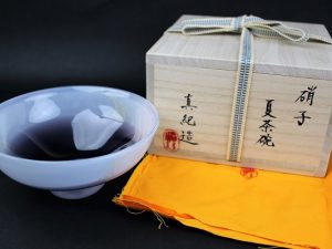 中村真紀作ガラス茶碗